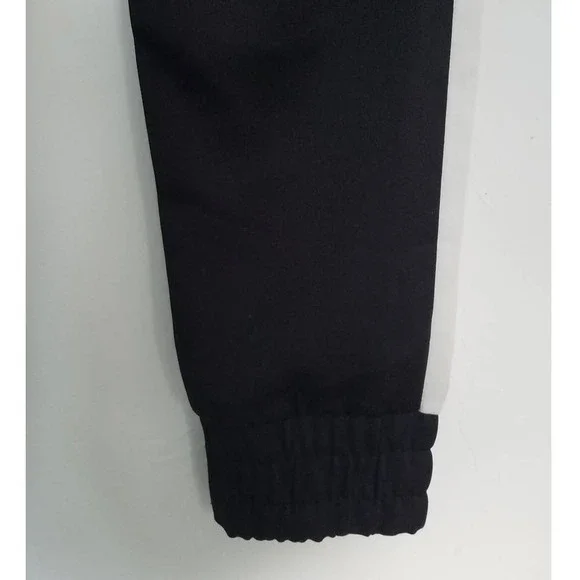 SOLD! H&M New Tuxedo Stripe Drawstring Jogger Pant Black Size 12 NWT - Picture 6 of 8